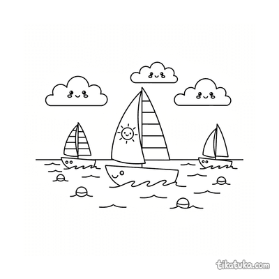 Tiny Sailboat Race