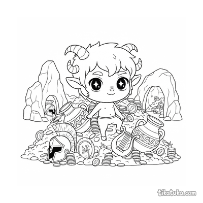 Satyr by the Gorgon's Treasure