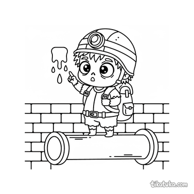 Tiny Zombie Explorer in Sewer