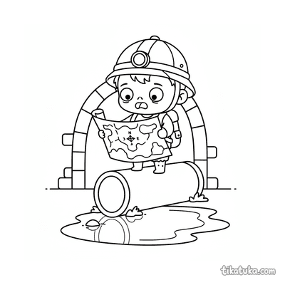 Tiny Zombie Explorer with Map
