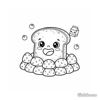 Toast Slice in Mochi Fort