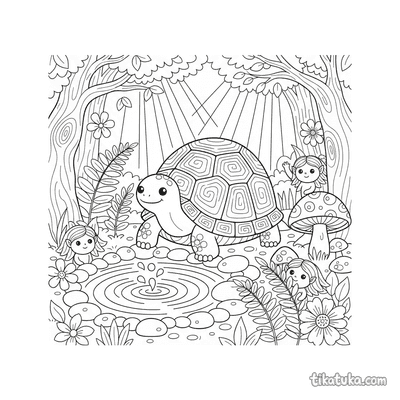 Turtle Sage Guarding Sacred Spring