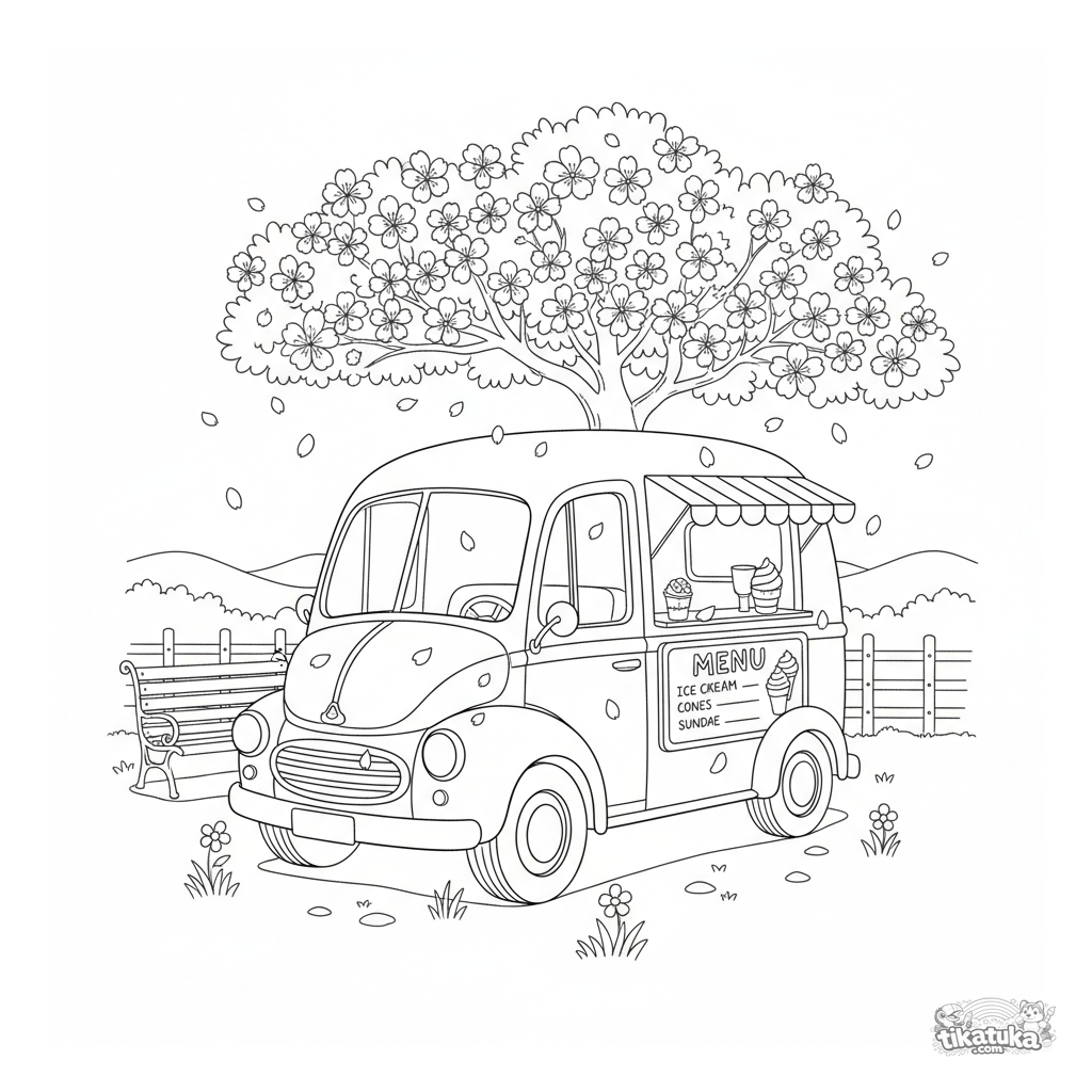Vintage Ice Cream Truck
