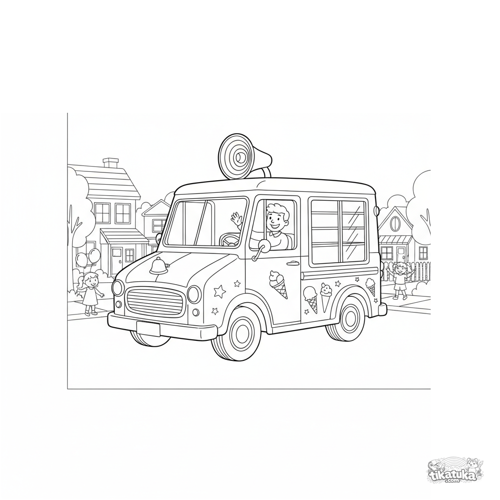 Vintage Ice Cream Truck