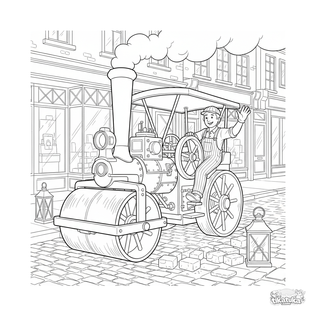 Vintage Steamroller