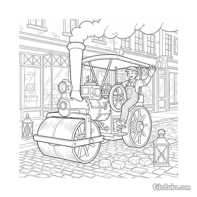 Vintage Steamroller
