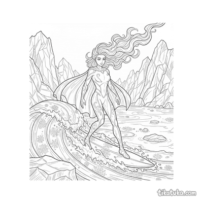 Water Hero on Frozen Lake