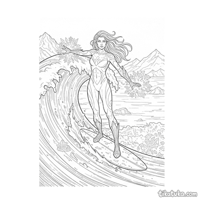Water Hero on Frozen Lake
