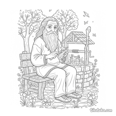 Wise Old Guardian of the Well