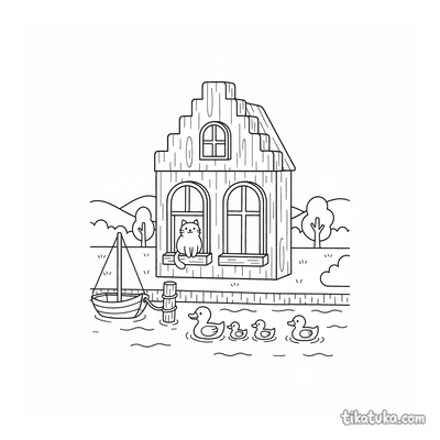 Wooden Canal House
