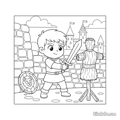 Young Knight Boy
