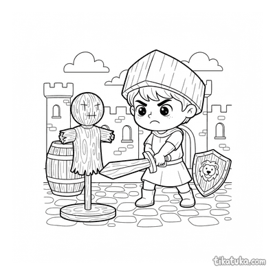 Young Knight Boy