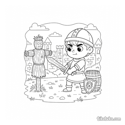 Young Knight in Training