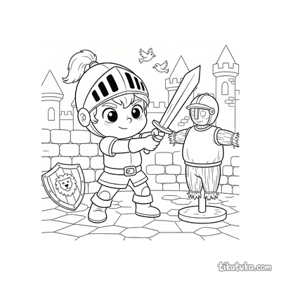 Young Knight in Training