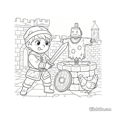 Young Knight in Training
