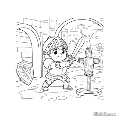 Young Knight in Training