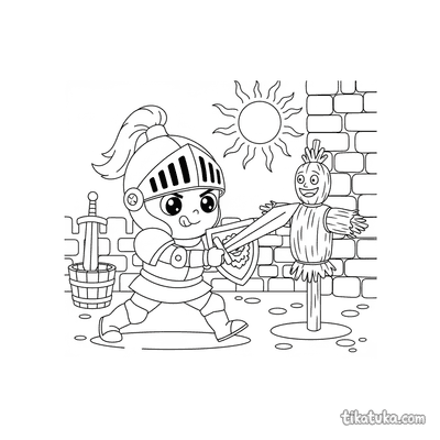 Young Knight in Training