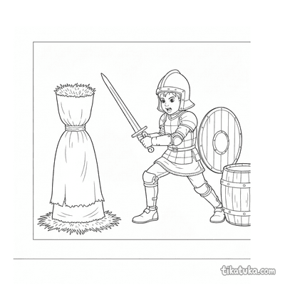 Young Knight in Training