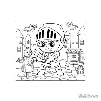 Young Knight in Training