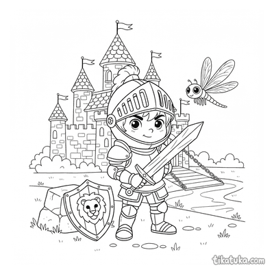 Young Knight at the Castle