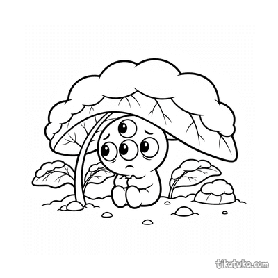 Shelter Under a Leaf