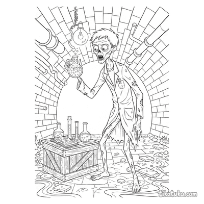 Zombie Chemist Testing Sewer Water