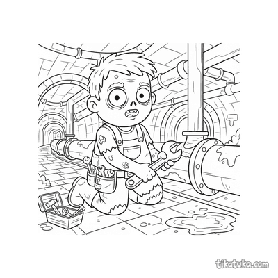 Zombie Plumber in Sewer Collector