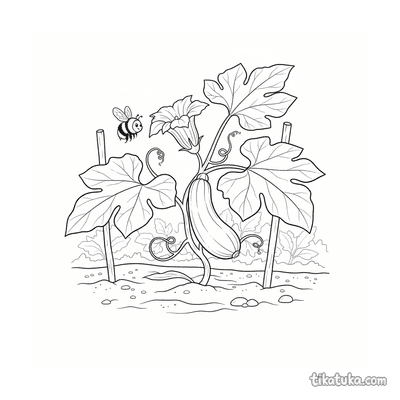 Zucchini on the Vine